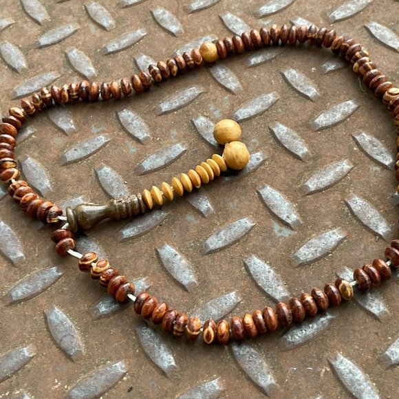 Lot of 2 prayer beads Handmade Tasbeeh Real Wood Beads Muslim Beads X 2 Tasbeh - Picture 4 of 11